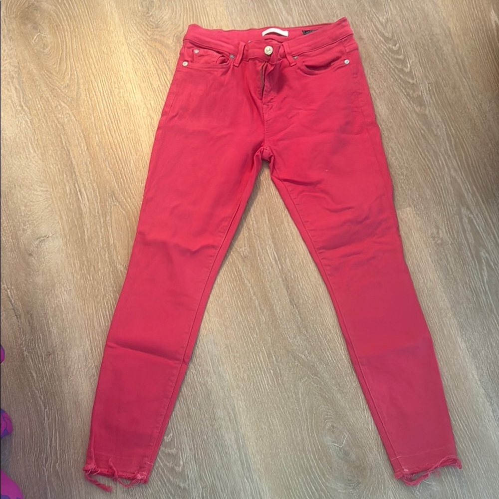 Pink 7 for all mankind jeans